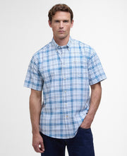 Load image into Gallery viewer, Barbour Drafthill Short Sleeve Sport Shirt in Brook Blue
