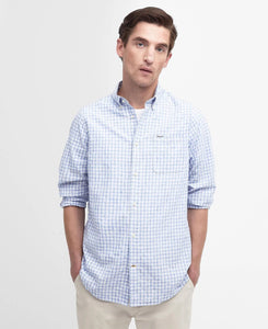 Barbour Kanehill Tailored Fit Sport Shirt in Sky Blue