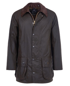 Barbour Men's Classic Beaufort Waxed Jacket in Olive