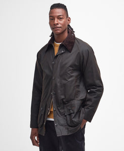 Barbour Men's Classic Beaufort Waxed Jacket in Olive