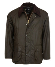 Load image into Gallery viewer, Barbour Men&#39;s Classic Bedale Waxed Jacket in Olive
