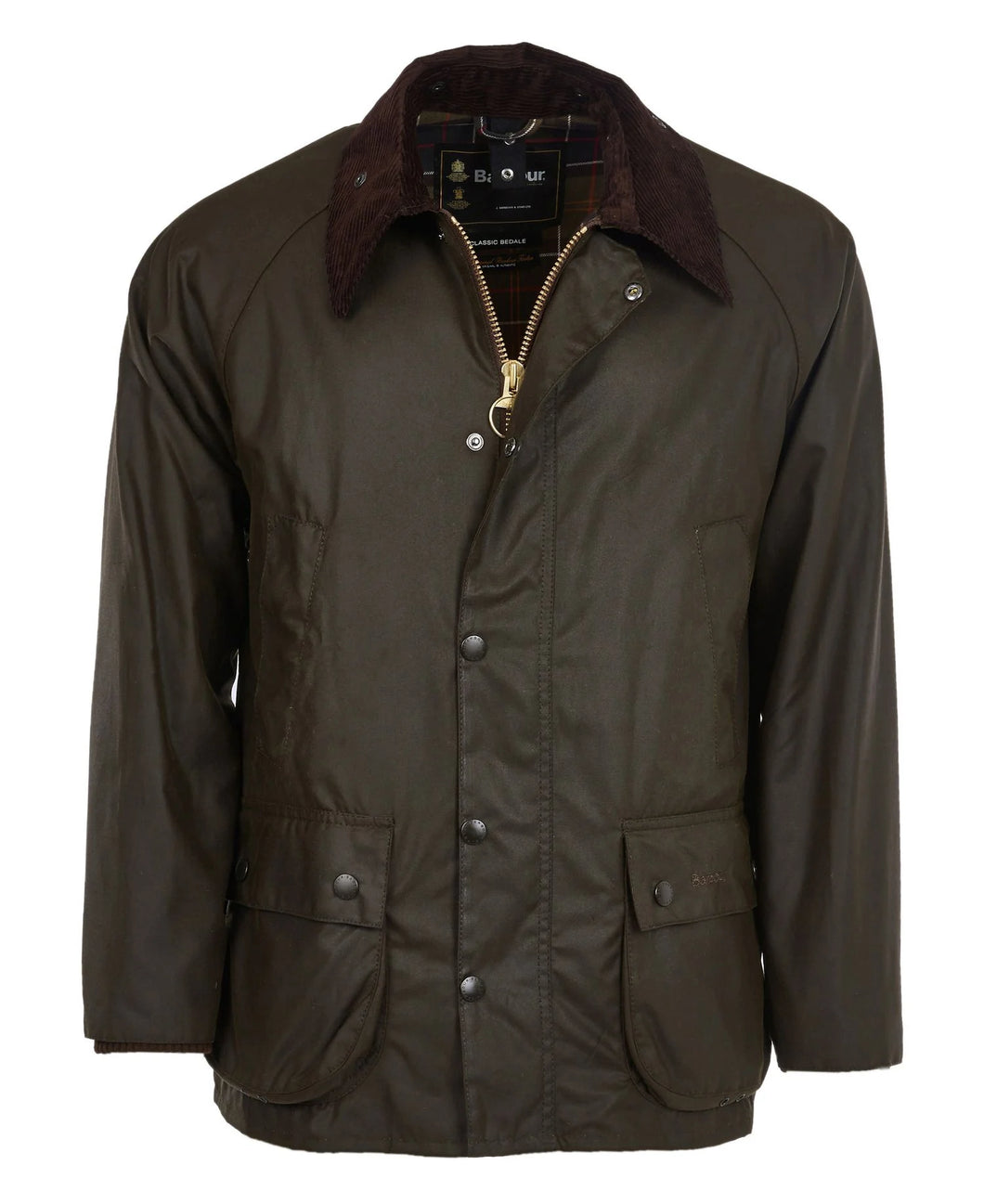 Barbour Men's Classic Bedale Waxed Jacket in Olive