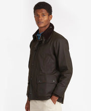 Load image into Gallery viewer, Barbour Men&#39;s Classic Bedale Waxed Jacket in Olive
