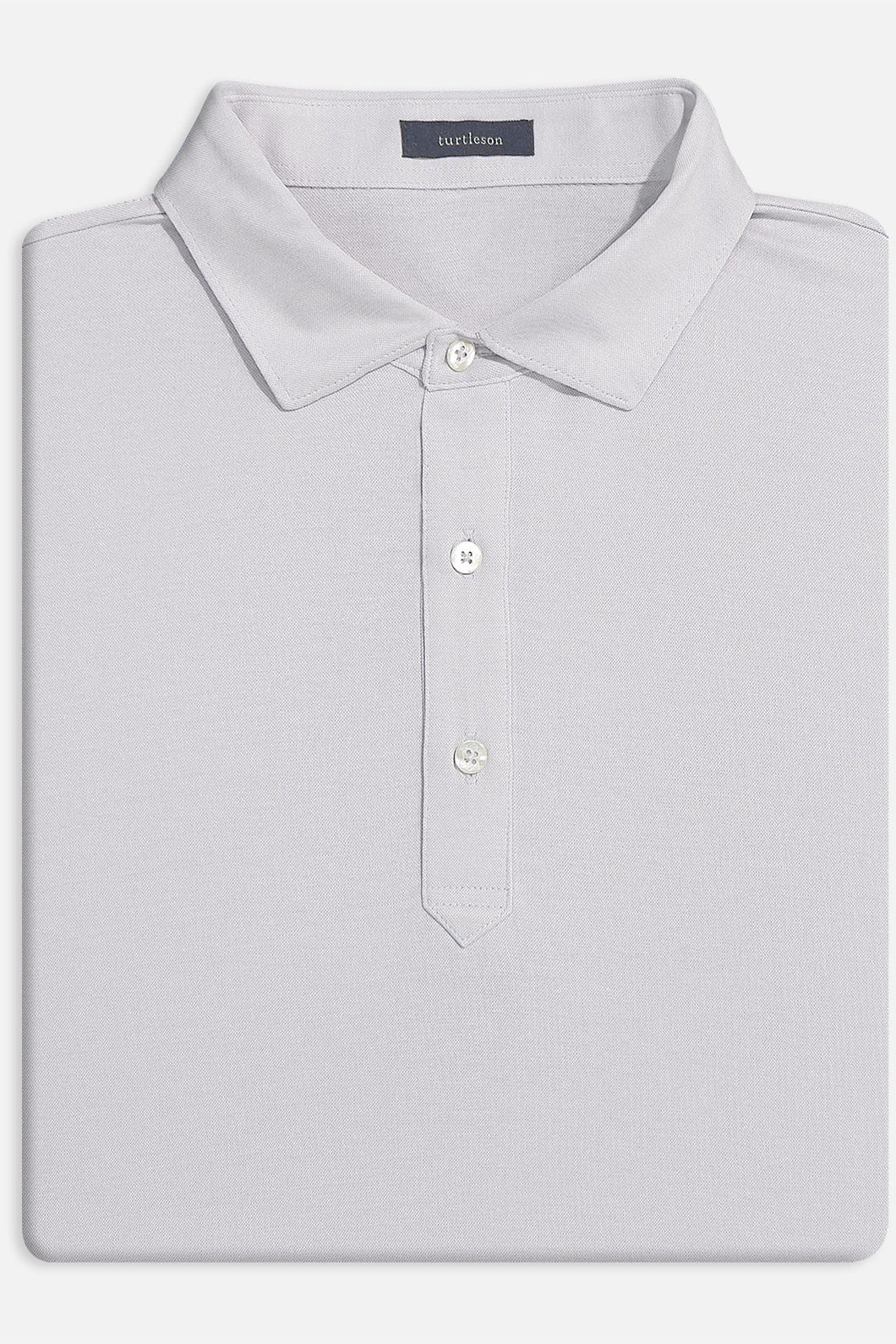 Turtleson Lester Oxford Performance Polo in White