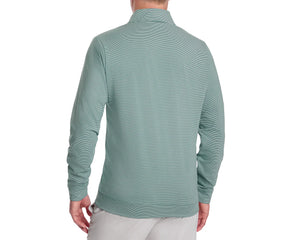Holderness & Bourne Sherwood Pullover in Deep Teal/White