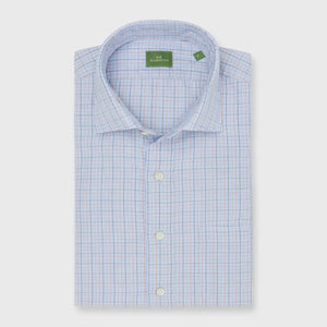 Sid Mashburn Sport Shirt in Multi Tattersall Cotolino