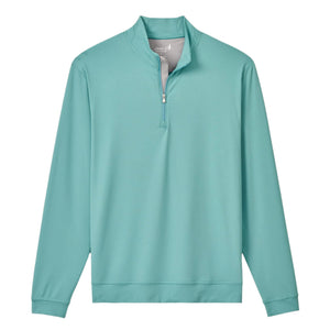 Johnnie-O Motion Performance Quarter-Zip in Green Grass