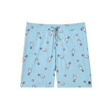 Load image into Gallery viewer, Johnnie-O 7&quot; Elastic Surf Shorts in Gulf Under the Sea
