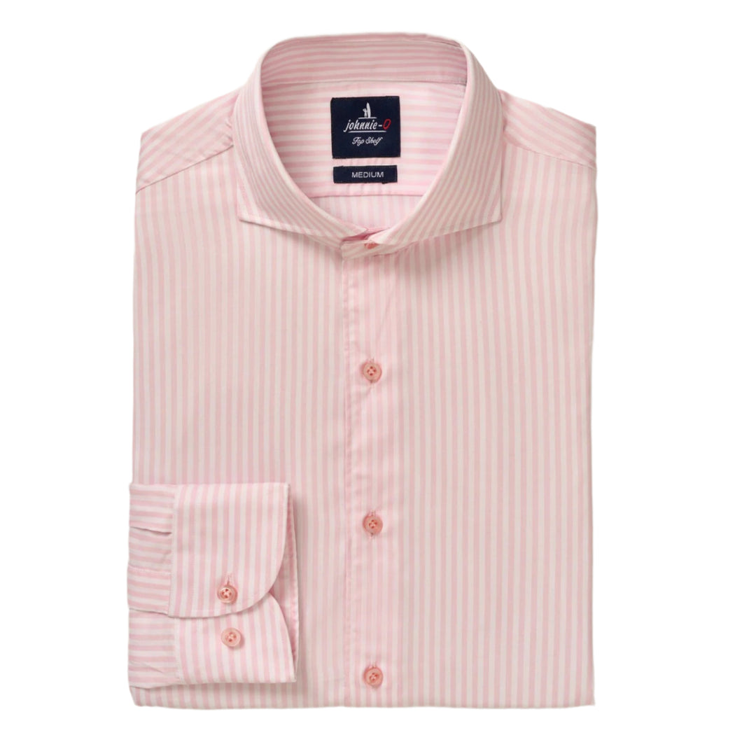 Johnnie-O Judes Top Shelf Button-Up Shirt in Petal