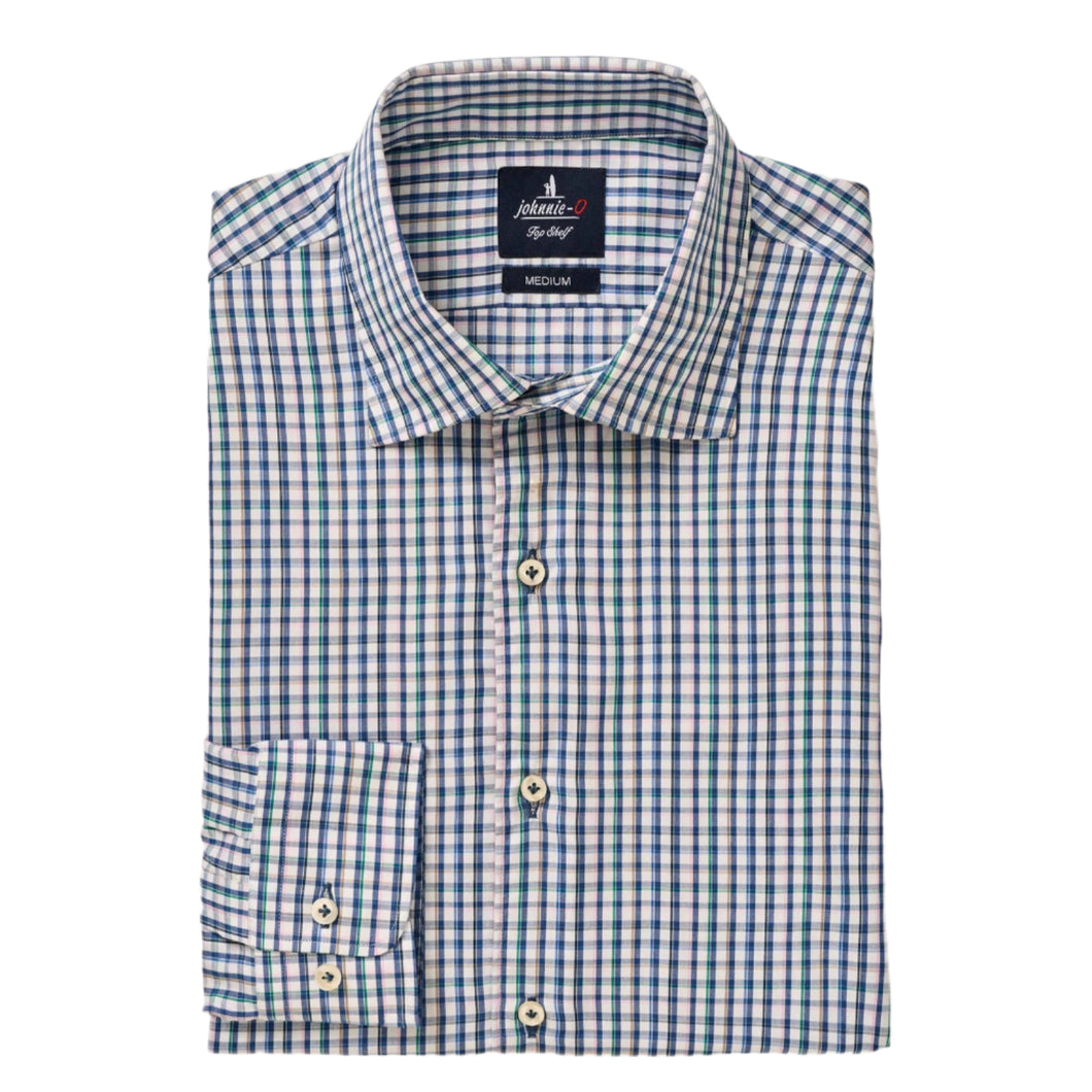 Johnnie-O Feldman Top Shelf Button-Up Shirt in Wake