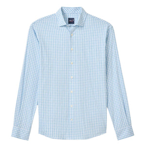 Johnnie-O Westwood Performance Button Up Shirt in Malibu