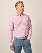 Load image into Gallery viewer, Johnnie-O Westwood Performance Button Up Shirt in Porto Pink
