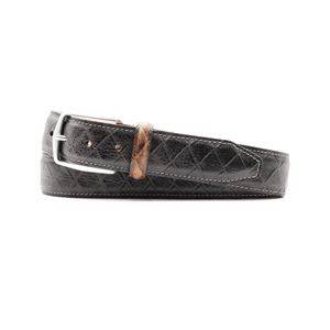 Martin Dingman Lederer Italian Saddle Leather Belt in Walnut