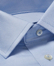Load image into Gallery viewer, David Donahue Trim Fit Non-Iron Dress Shirt in Blue
