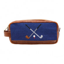 Load image into Gallery viewer, Smathers &amp; Branson Crossed Clubs Needlepoint Toiletry Bag
