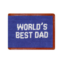 Load image into Gallery viewer, Smathers &amp; Branson World&#39;s Best Dad Needlepoint Card Wallet
