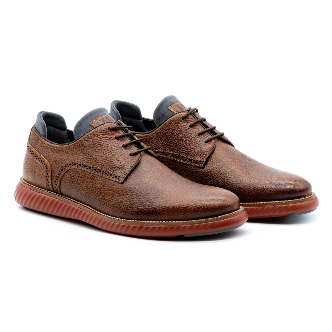 Martin Dingman Countryaire Water Buffalo Plain Toe in Oak