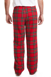 Castaway Flannel Sleep Pant in Royal Stewart Tartan