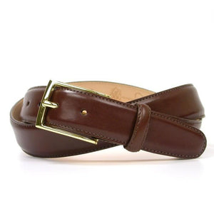 Martin Dingman Smith Leather Belt in Luggage