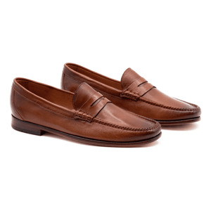 Martin Dingman Maxwell Penny Loafer - Whiskey