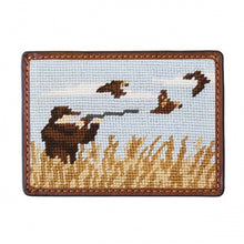Load image into Gallery viewer, Smathers &amp; Branson Upland Shoot Needlepoint Card Wallet
