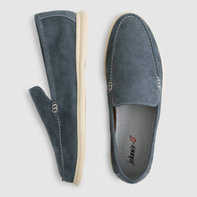 Load image into Gallery viewer, Johnnie-O Malibu Moccasin in Navy
