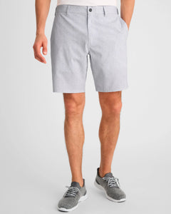 Johnnie-O Hayes Performance Woven Shorts in Seal