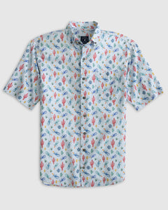 Johnnie-O Sedona Top Shelf Button Up Shirt in Malibu