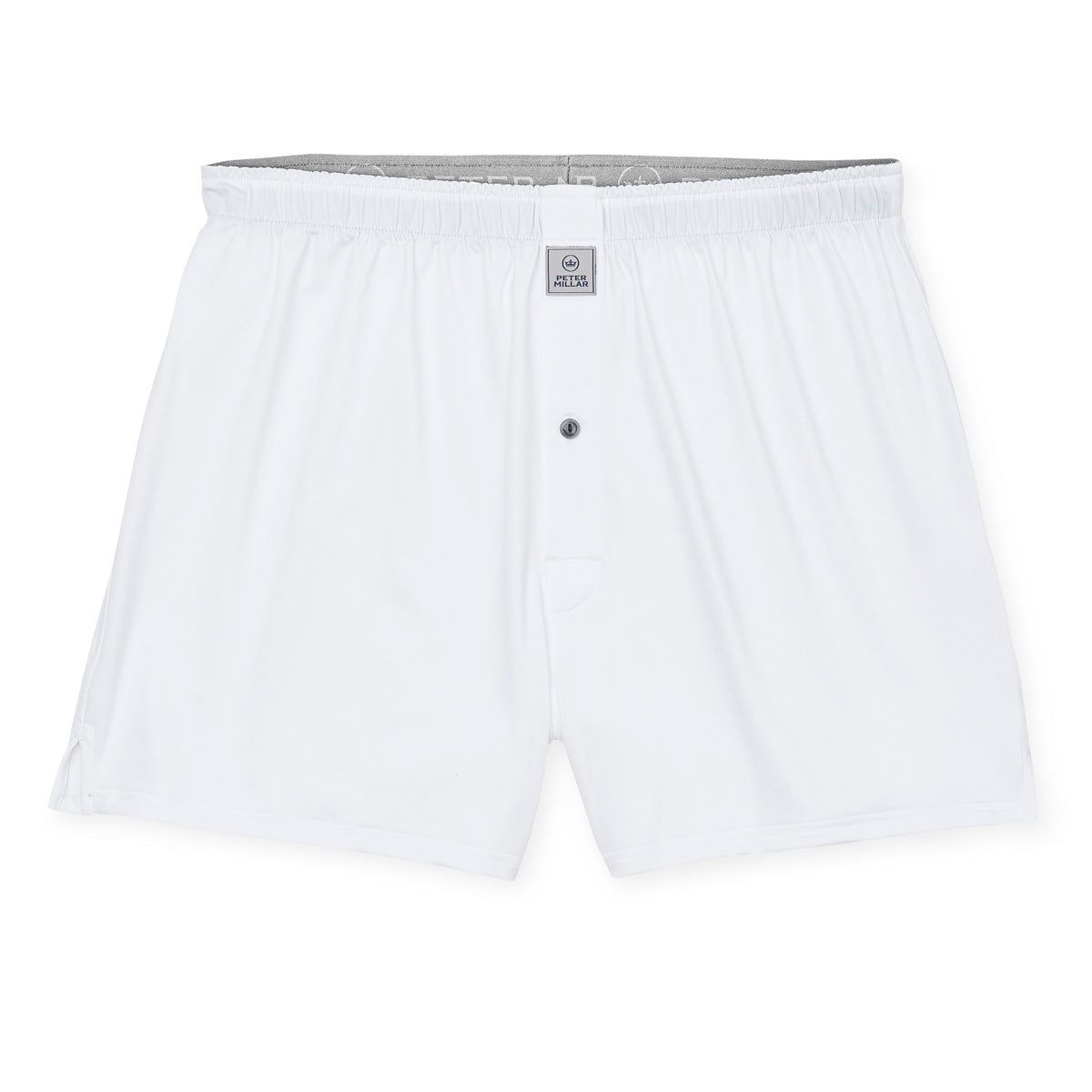 Peter Millar Bold Stretch Jersey Boxer in White – Boardroom Clothing Company