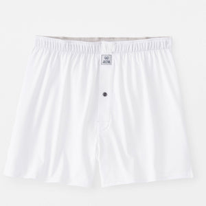 Peter Millar Bold Stretch Jersey Boxer in White