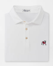 Load image into Gallery viewer, Peter Millar Georgia Standing Bulldog Performance Polo in White
