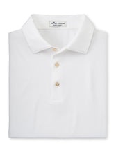 Load image into Gallery viewer, Peter Millar Solid Performance Jersey Polo in White
