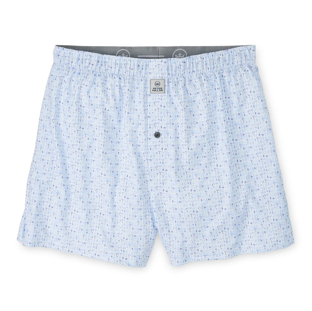 Peter Millar Lil' Friday Performance Boxer in White