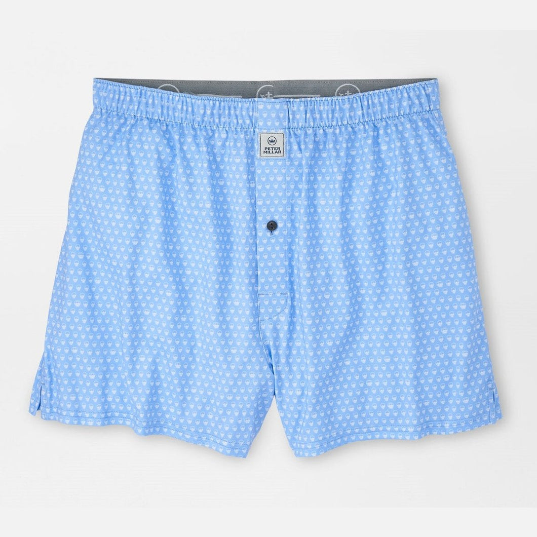 Peter Millar Seeing Double Performance Boxer in Cottage Blue