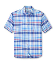 Load image into Gallery viewer, Peter Millar Casa Marina Cotton Sport Shirt in Atlantic Blue

