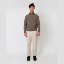 Load image into Gallery viewer, Sid Mashburn Garment-Dyed Sport Trouser in Stone Lightweight Twill
