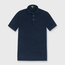 Load image into Gallery viewer, Sid Mashburn Pique Polo in Navy
