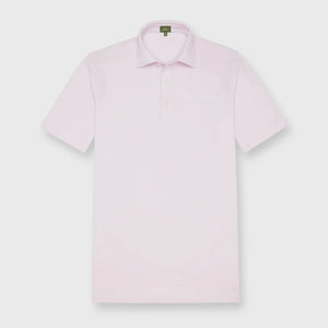 Sid Mashburn Pique Polo in Pale Pink
