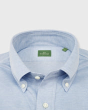 Load image into Gallery viewer, Sid Mashburn Knit Button-Down Popover Shirt in Sky Blue Oxford Pique
