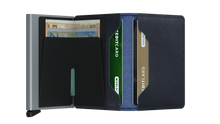 Load image into Gallery viewer, Secrid Slim Saffiano Wallet in Navy

