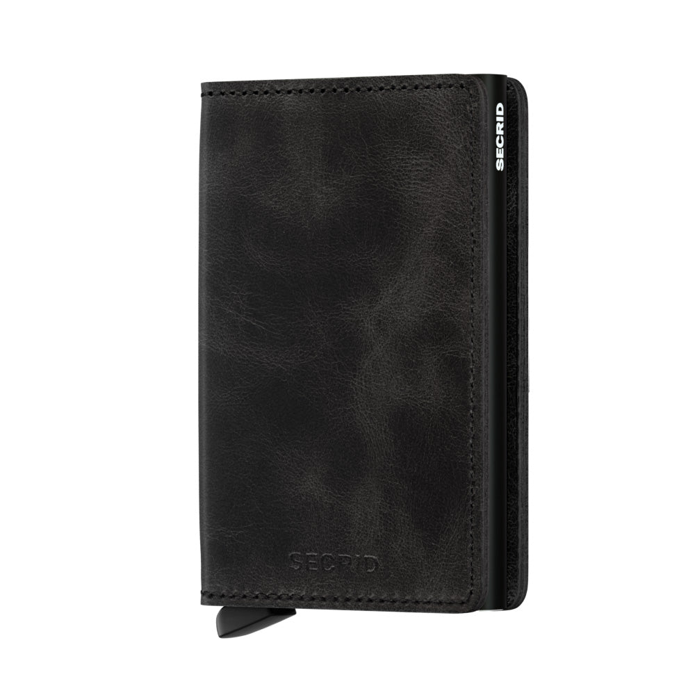 Secrid Slim Vintage Wallet in Black