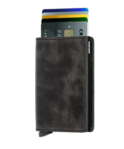 Secrid Slim Vintage Wallet in Black
