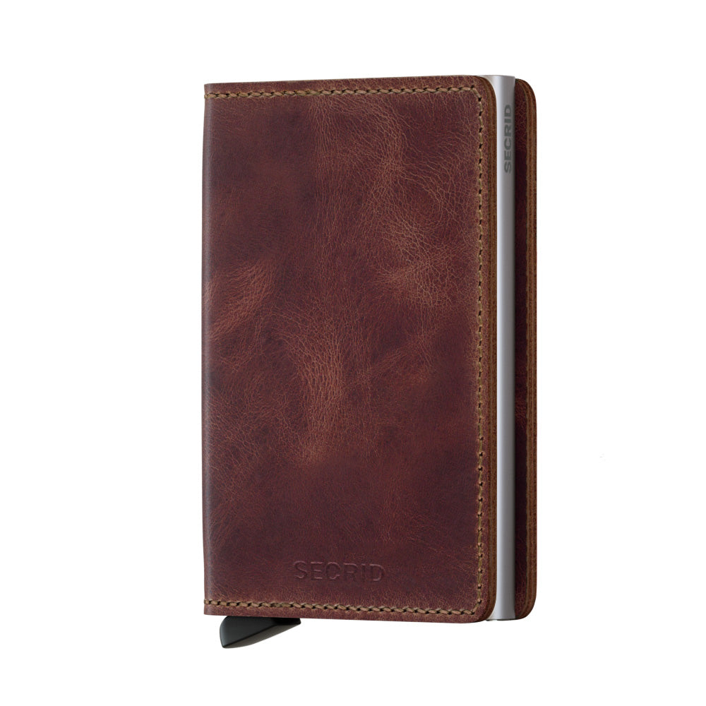 Secrid Slim Vintage Wallet in Brown