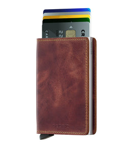 Secrid Slim Vintage Wallet in Brown