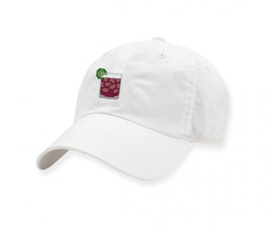 Smathers & Branson Transfusion Needlepoint Performance Hat in White