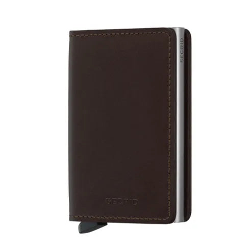 Secrid Slim Original Wallet in Dark Brown